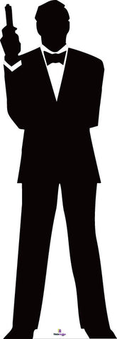 James Bond Silhouette 1 Celebrity Cutout
